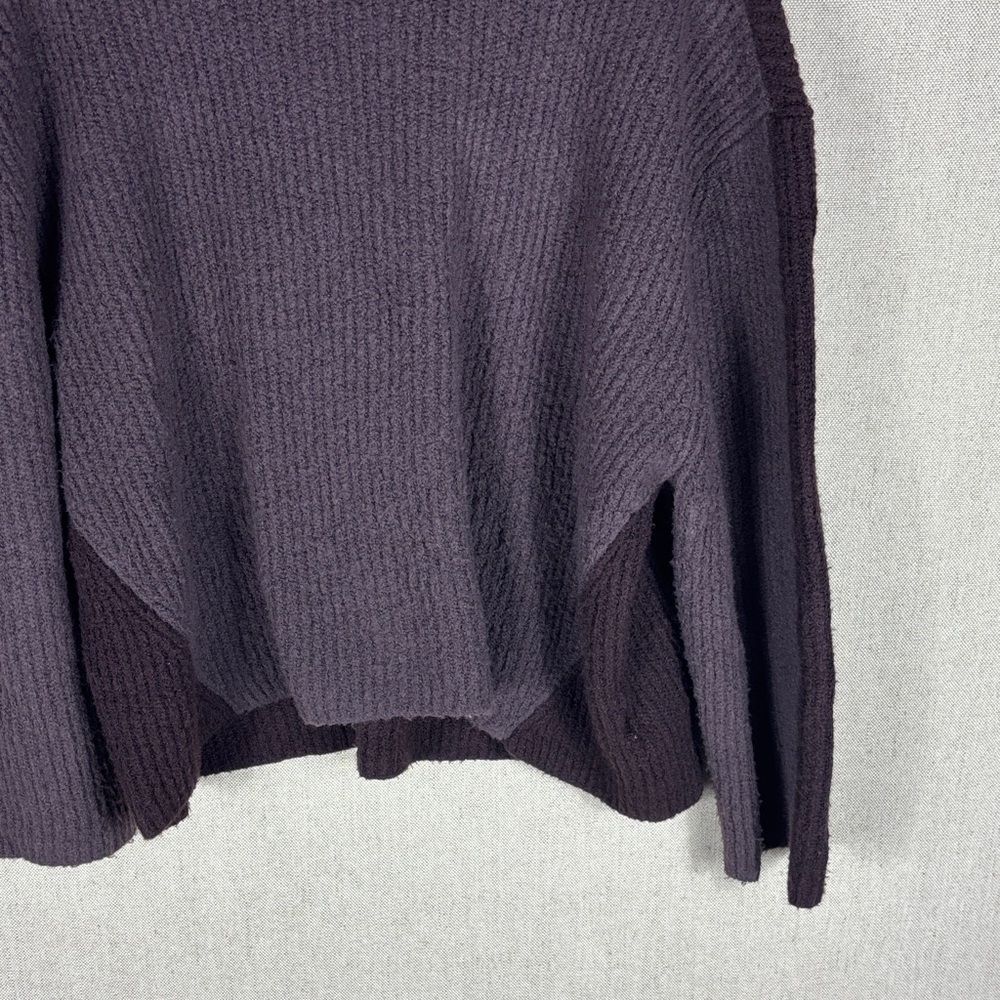 Prologue Dual Purple Mock Neck Sweater Medium - Picture 3 of 7